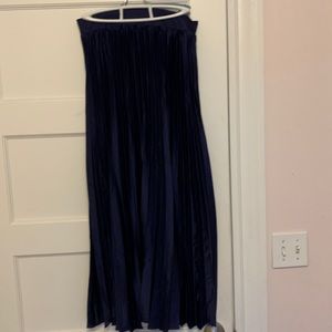 Navy long skirt